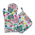 Gumballs Oven Mitt & Pot Holder Set